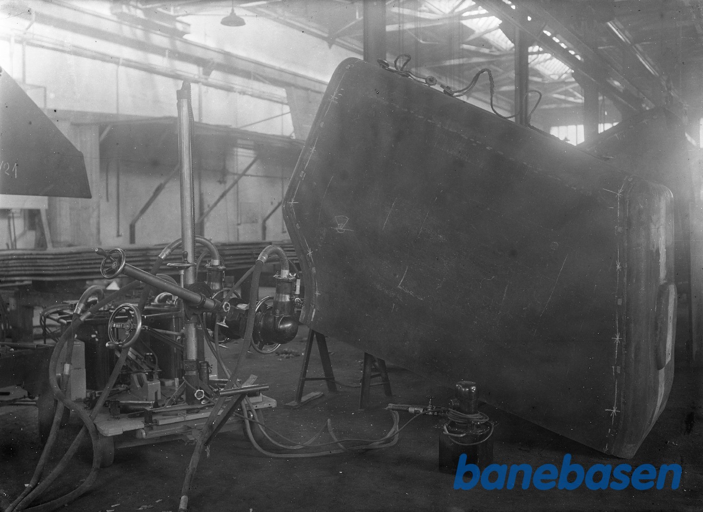 Røngentfoto af fyrkasse til BR 52 Røngentfoto af fyrkasse til BR 52