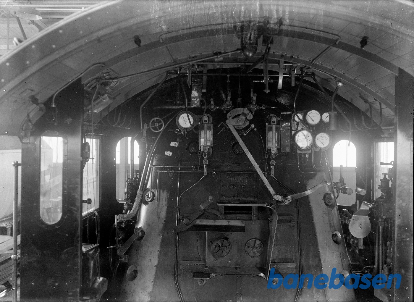 Førerhuset indvendig til Ltr E Førerhuset indvendig til Ltr E