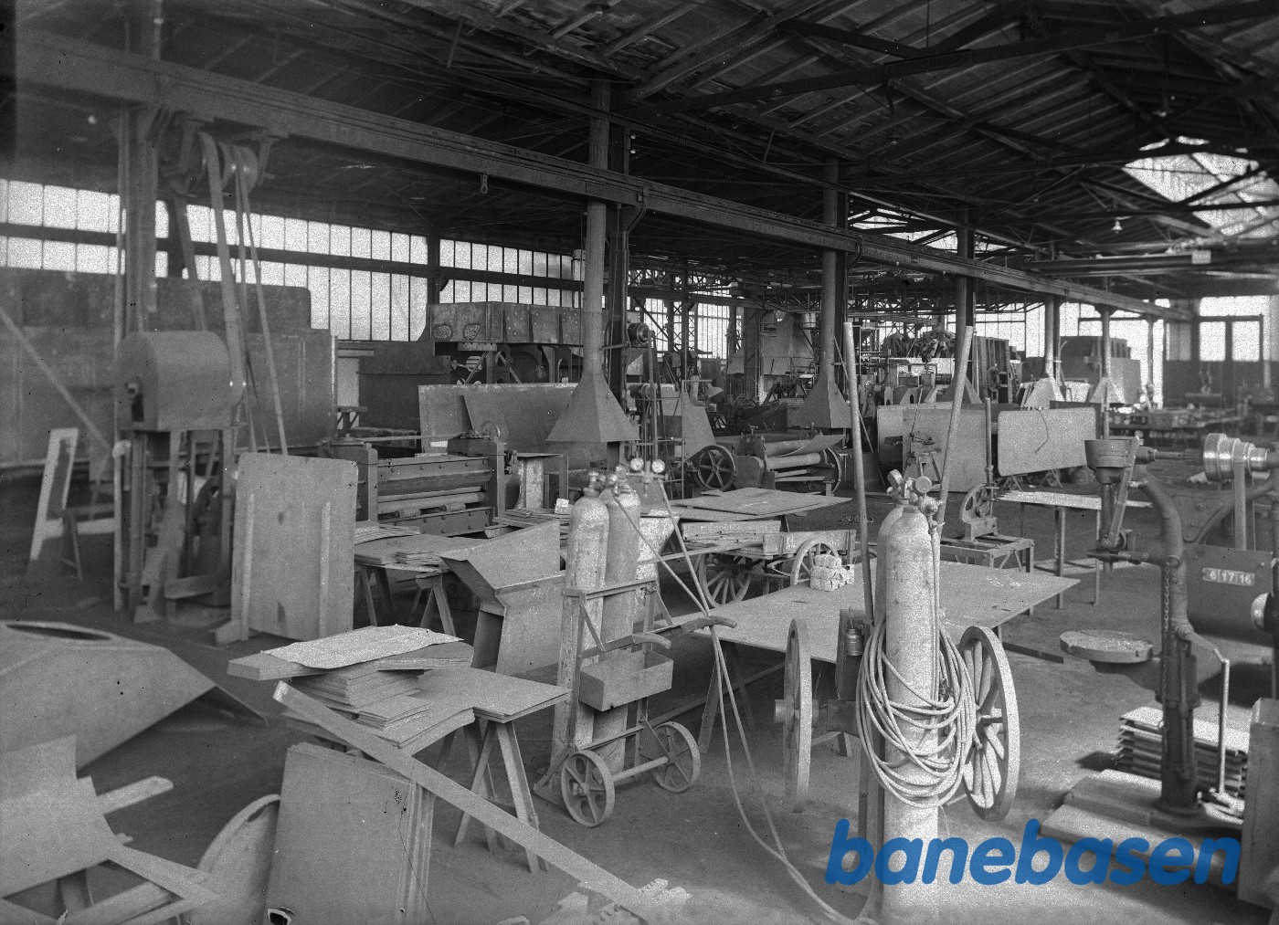 Interiør i kleinsmedien.Bygning af tendere til BR 44 Interiør i kleinsmedien.Bygning af tendere til BR 44