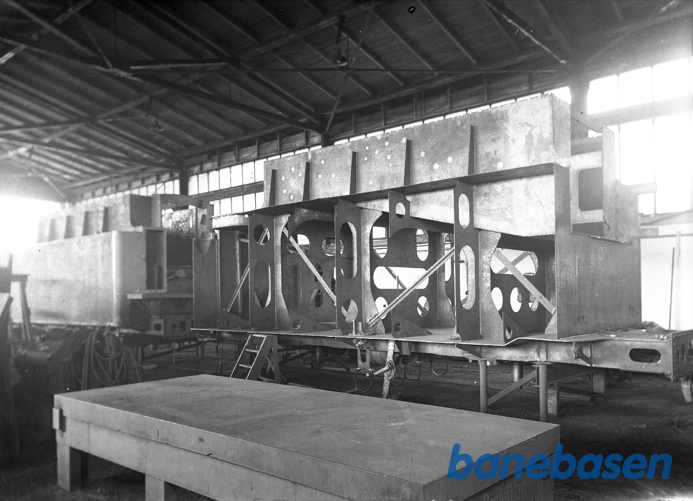 Interiør i kleinsmedien.Bygning af tendere til BR 44 Interiør i kleinsmedien.Bygning af tendere til BR 44