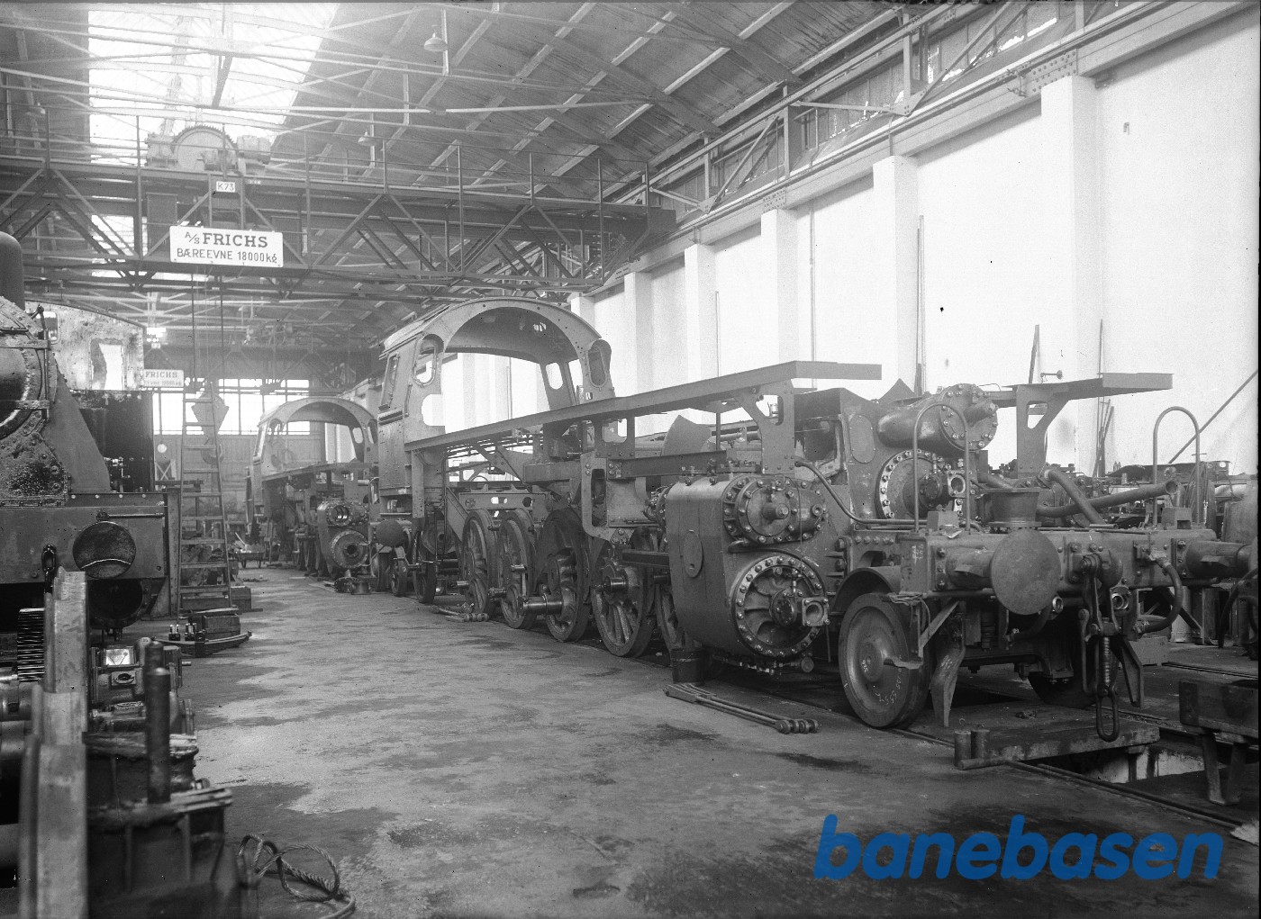 Bygning af BR 44 i lokoværkstedet Bygning af BR 44 i lokoværkstedet