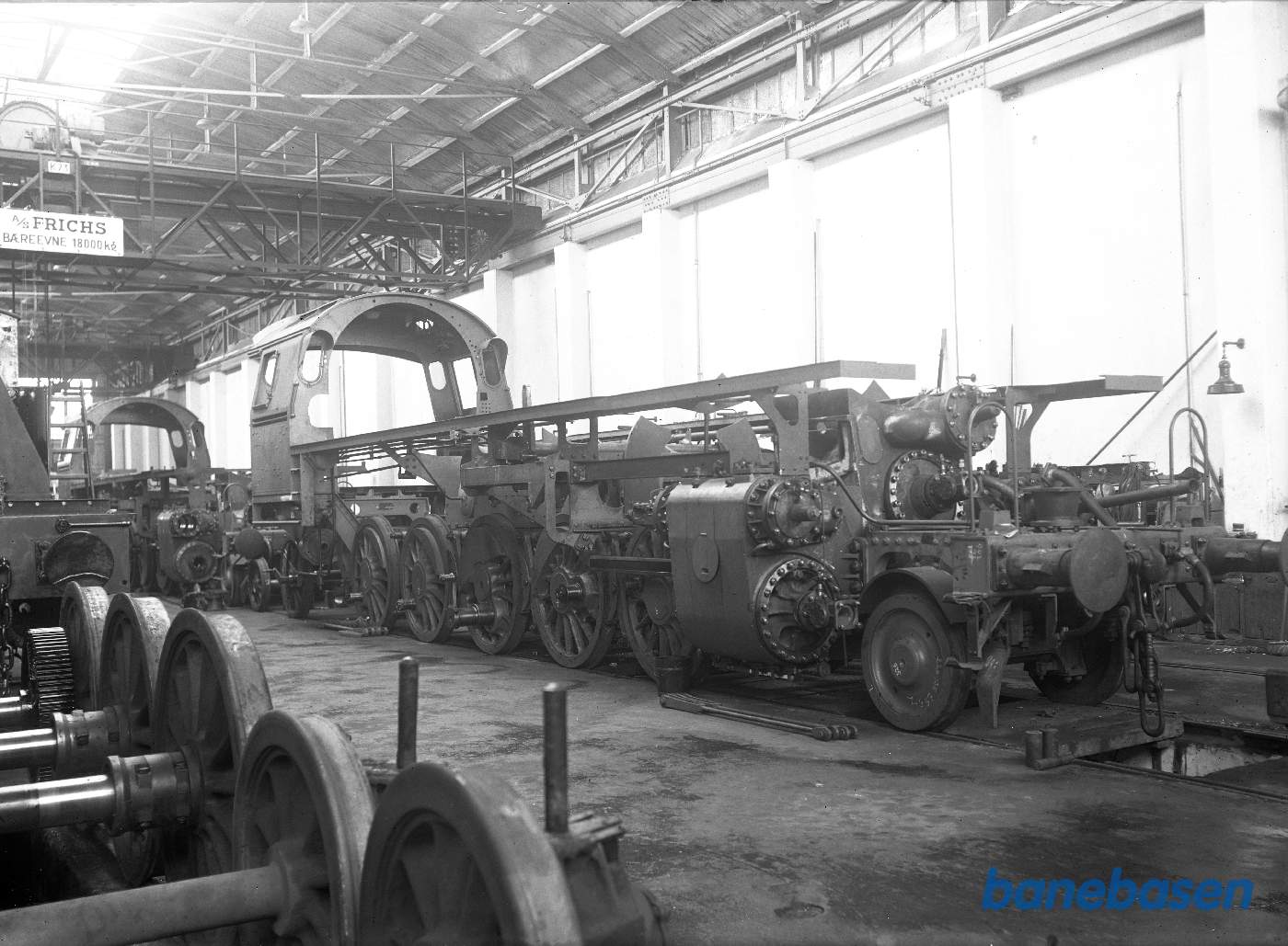 Bygning af BR 44 i lokoværkstedet Bygning af BR 44 i lokoværkstedet