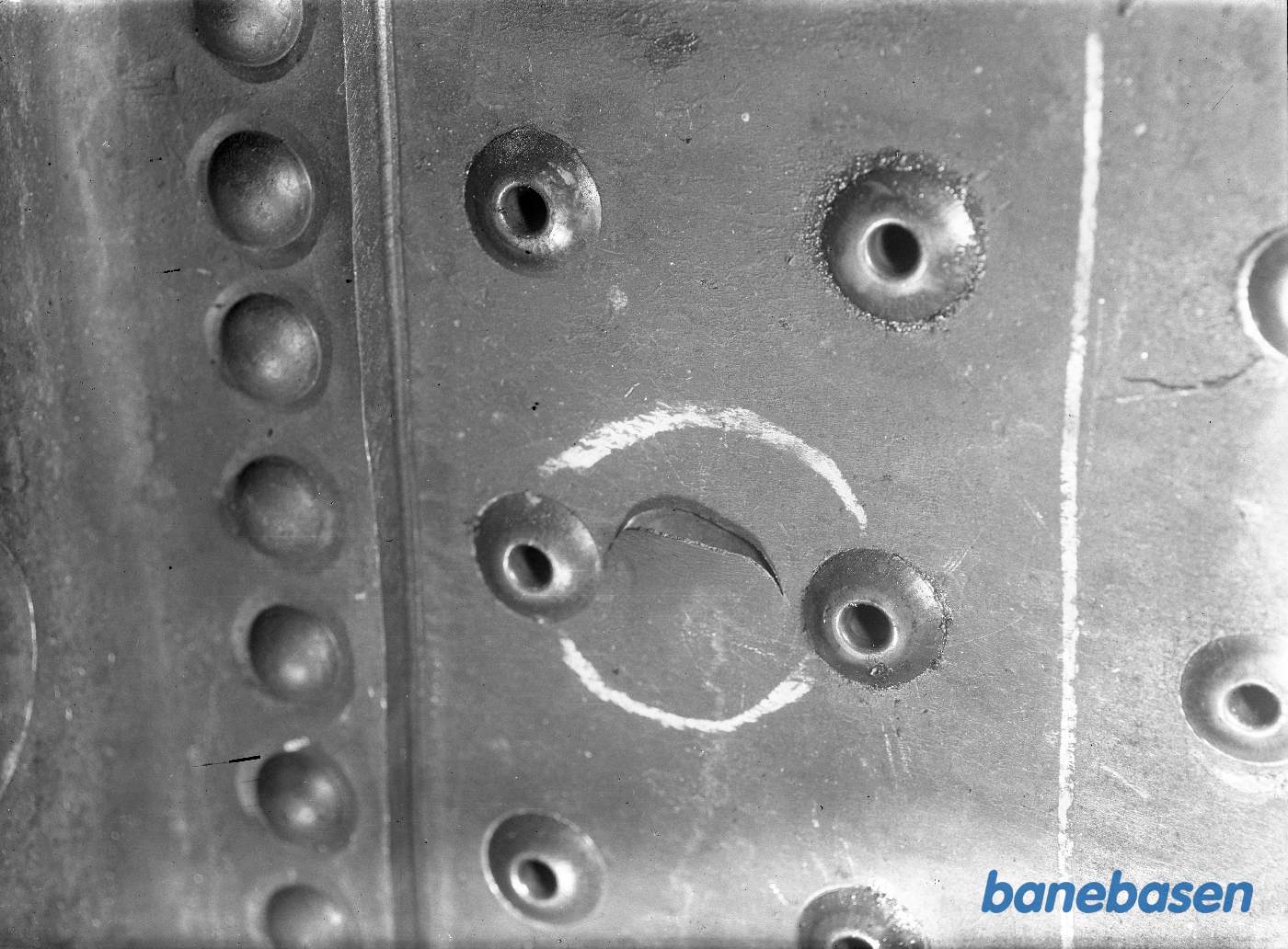 Inner fyrboks -brud. PÅ afstand