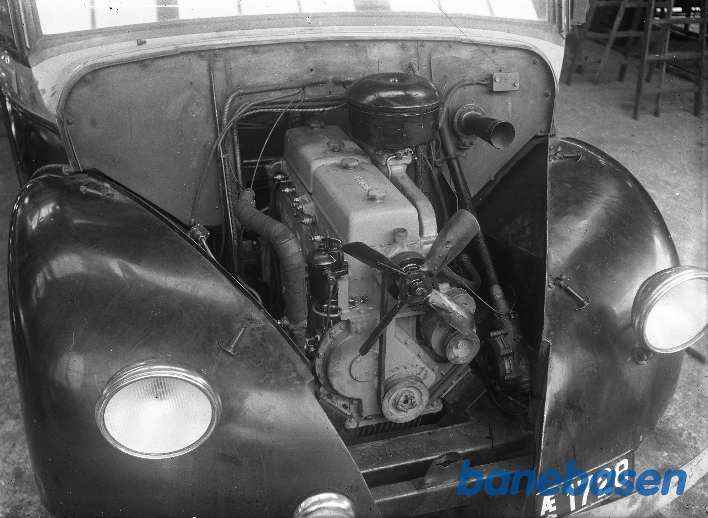 Auto diesel motor indbygget i Sønderborg-Graasten Rb. Auto diesel motor indbygget i Sønderborg-Graasten Rb.