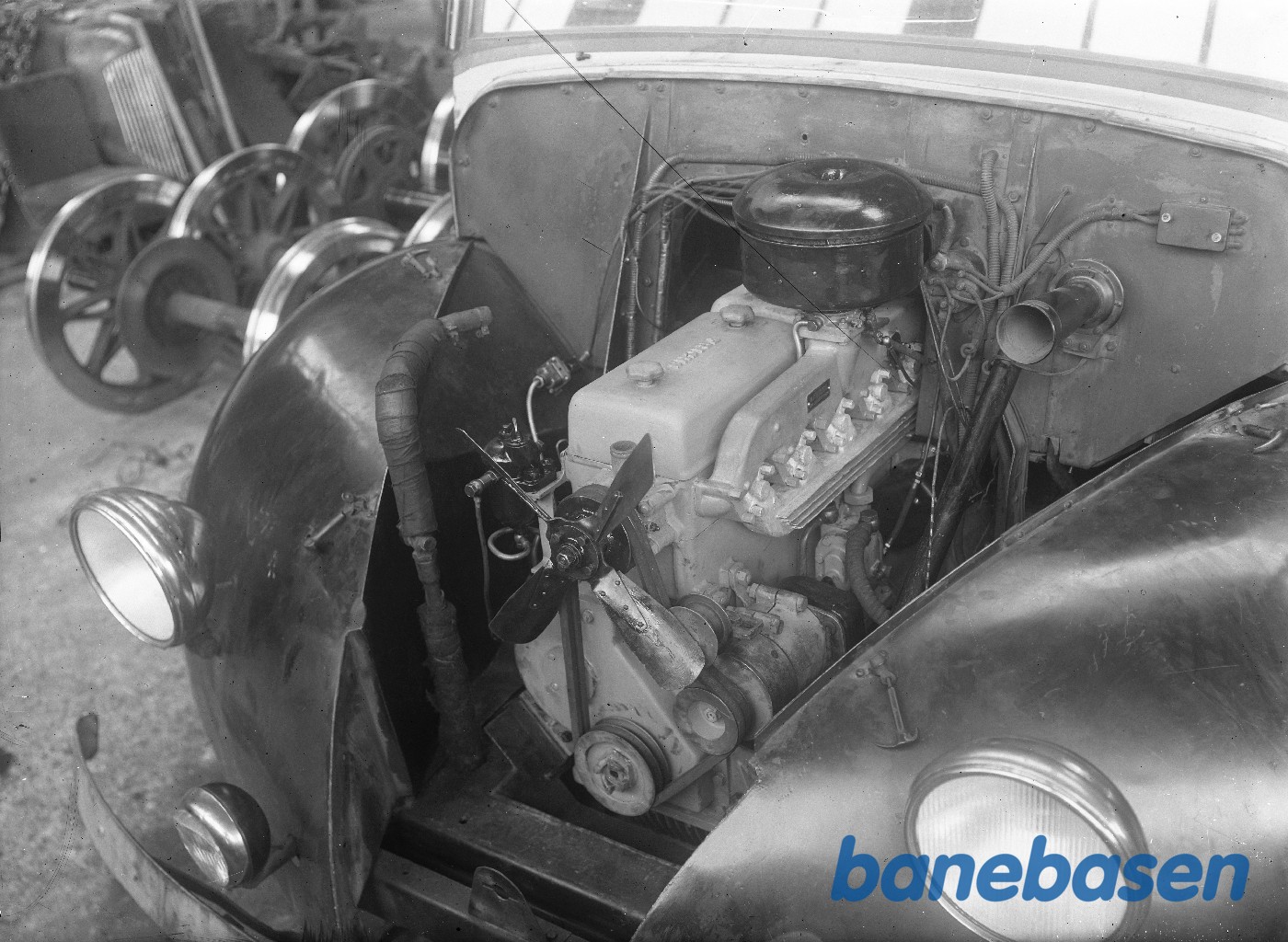 Auto diesel motor indbygget i Sønderborg-Graasten Rb. Auto diesel motor indbygget i Sønderborg-Graasten Rb.