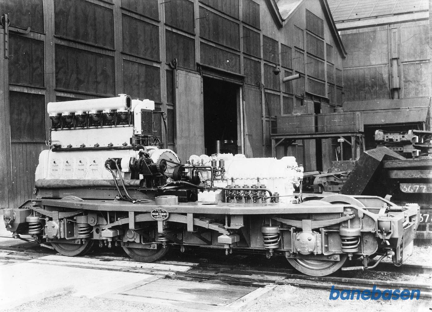 Motorbogie med Frichs-motor til motorvogn til New Zealand