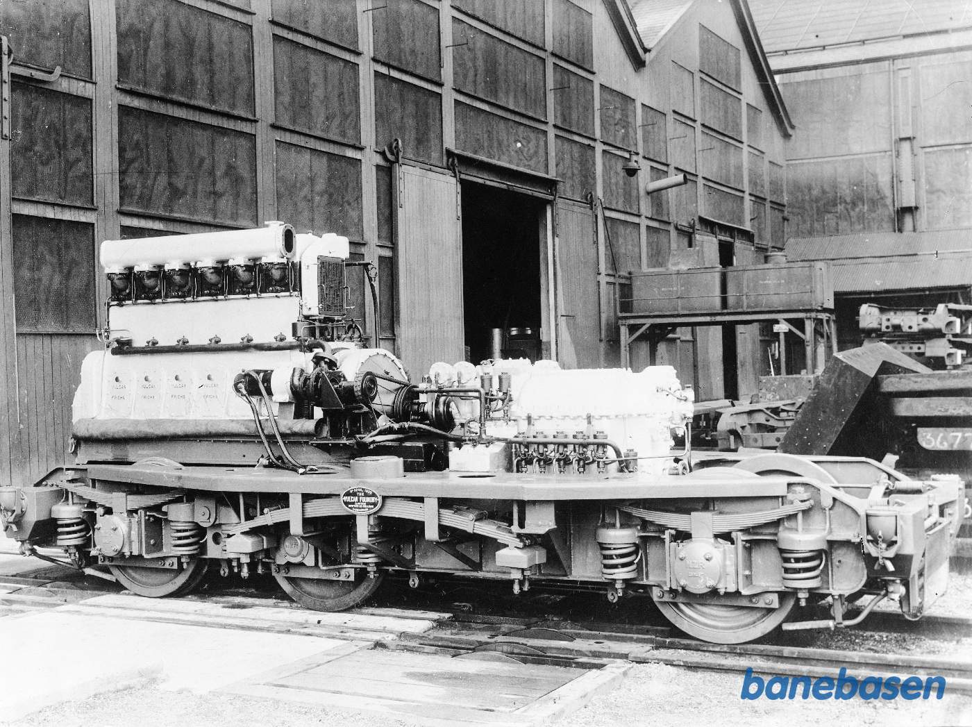 Motorbogie med Frichs-motor til motorvogn til New Zealand