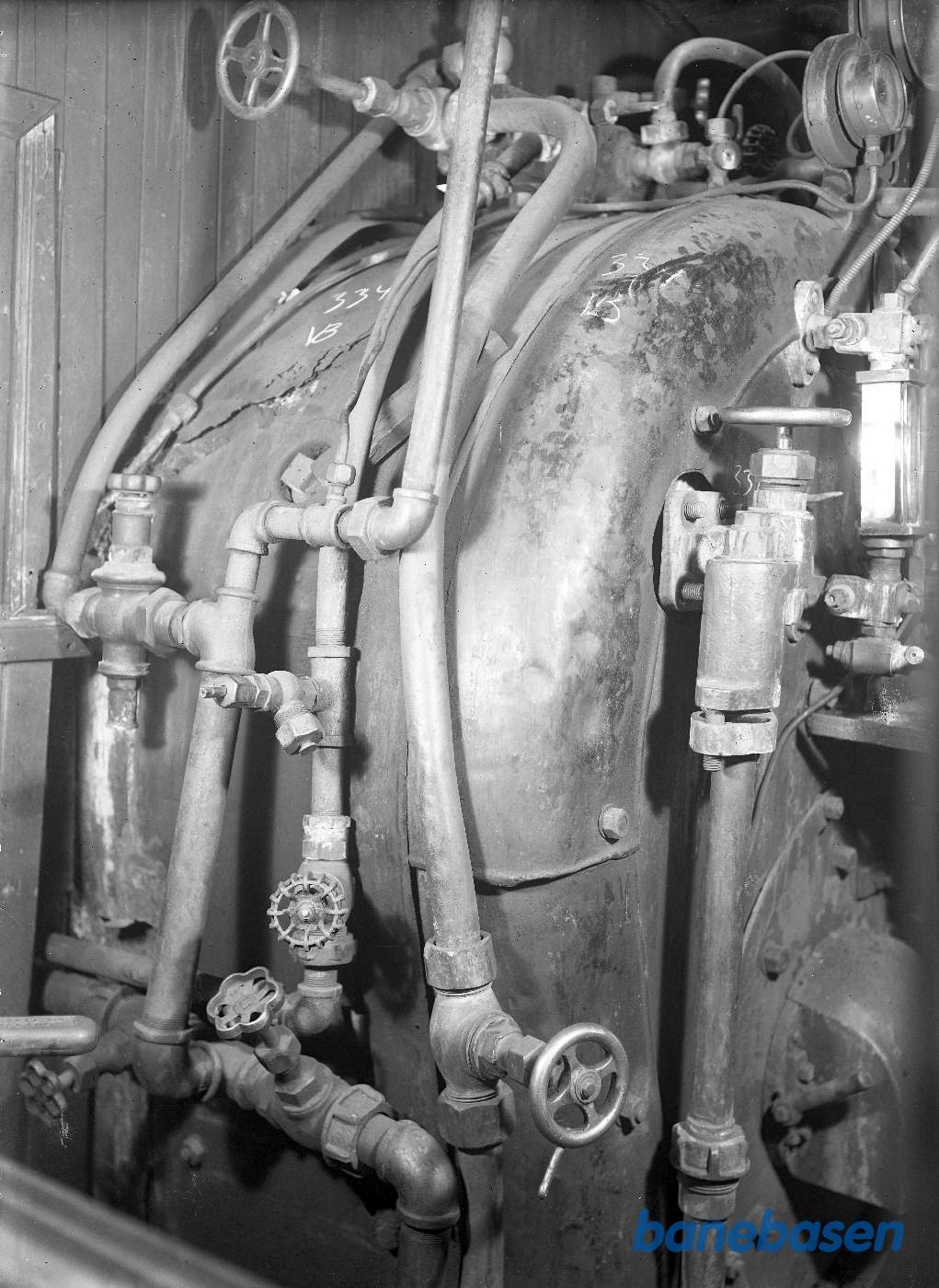 Norsk loko 334. førerplads Norsk loko 334. førerplads