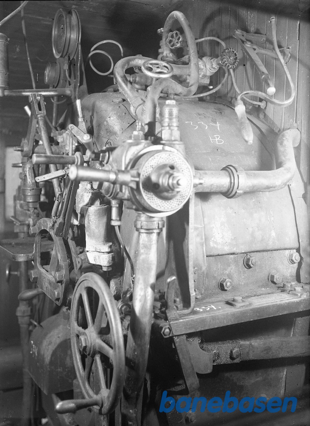 Norsk loko 334. førerplads Norsk loko 334. førerplads