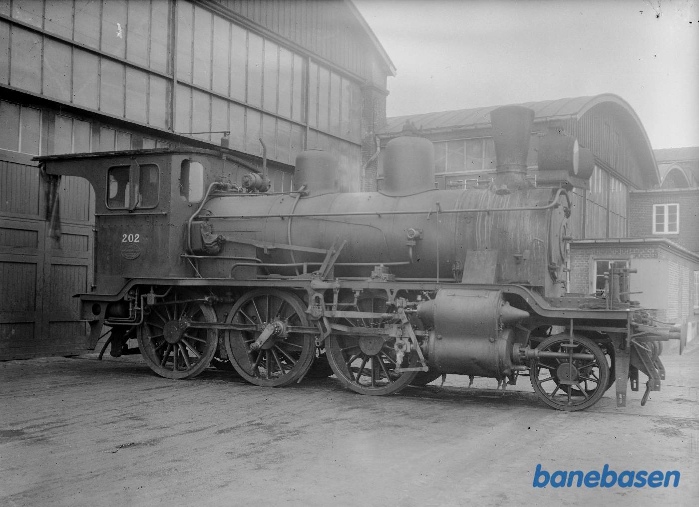 Norsk loko 202. Set fra siden. Højre side Norsk loko 202. Set fra siden. Højre side