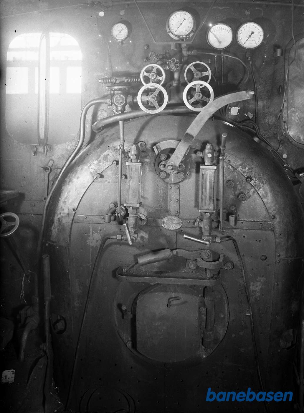 Norsk loko 202. Førerplads. Midt for Norsk loko 202. Førerplads. Midt for