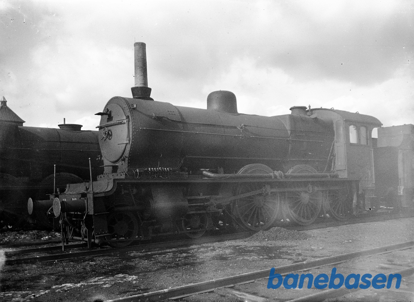 Hollandsk loko fra siden inden demontering Hollandsk loko fra siden inden demontering