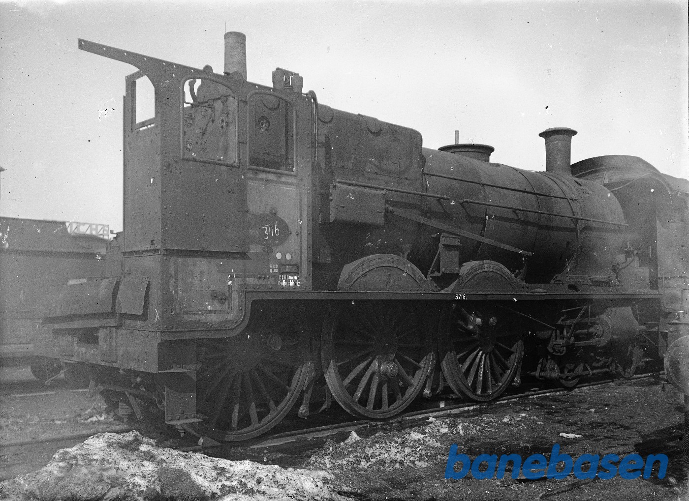 Hollandsk loko. 3716 Højre side Hollandsk loko. 3716 Højre side