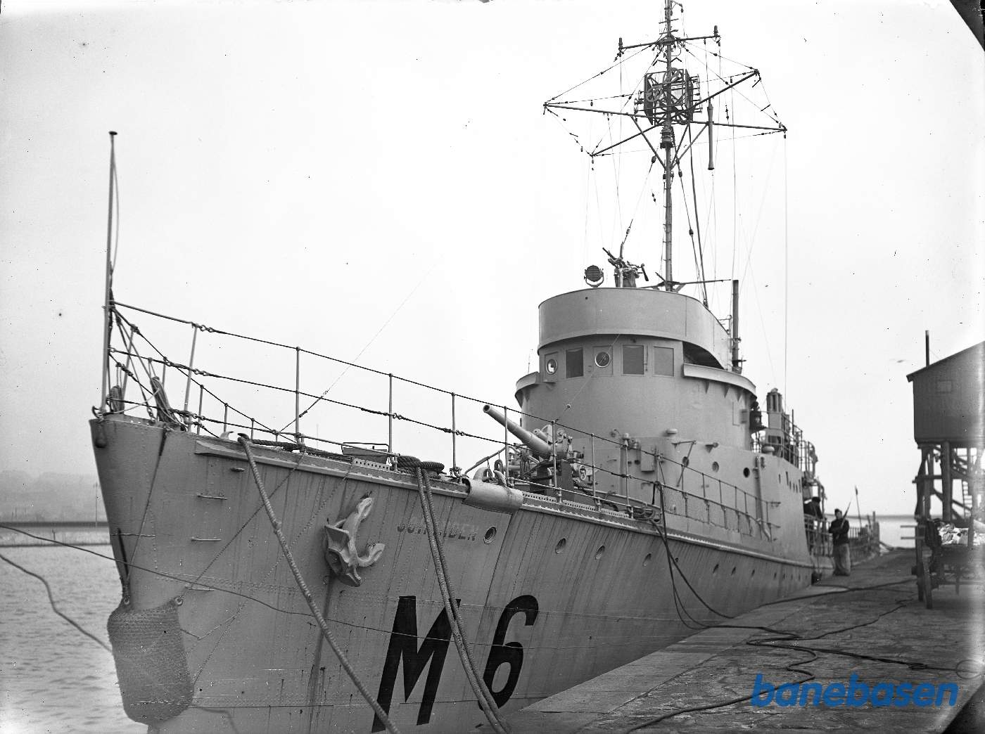 Minestryger "Søhunden" Forfra Minestryger "Søhunden" Forfra