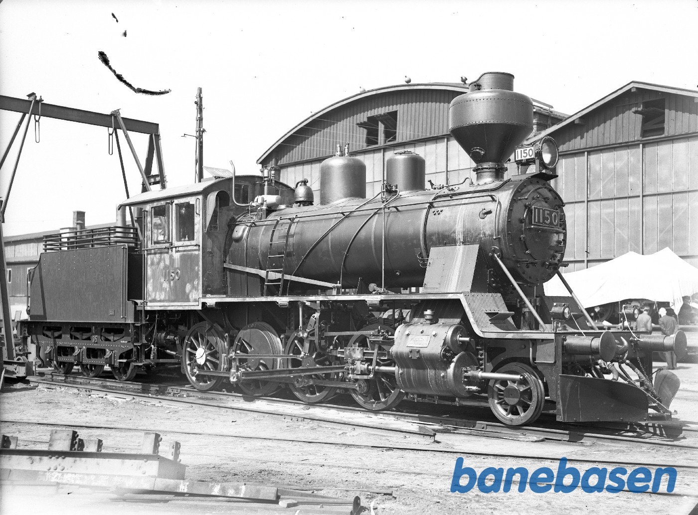 Loko 1150 i fabriksgården.TK 3 Finland Loko 1150 i fabriksgården.TK 3 Finland