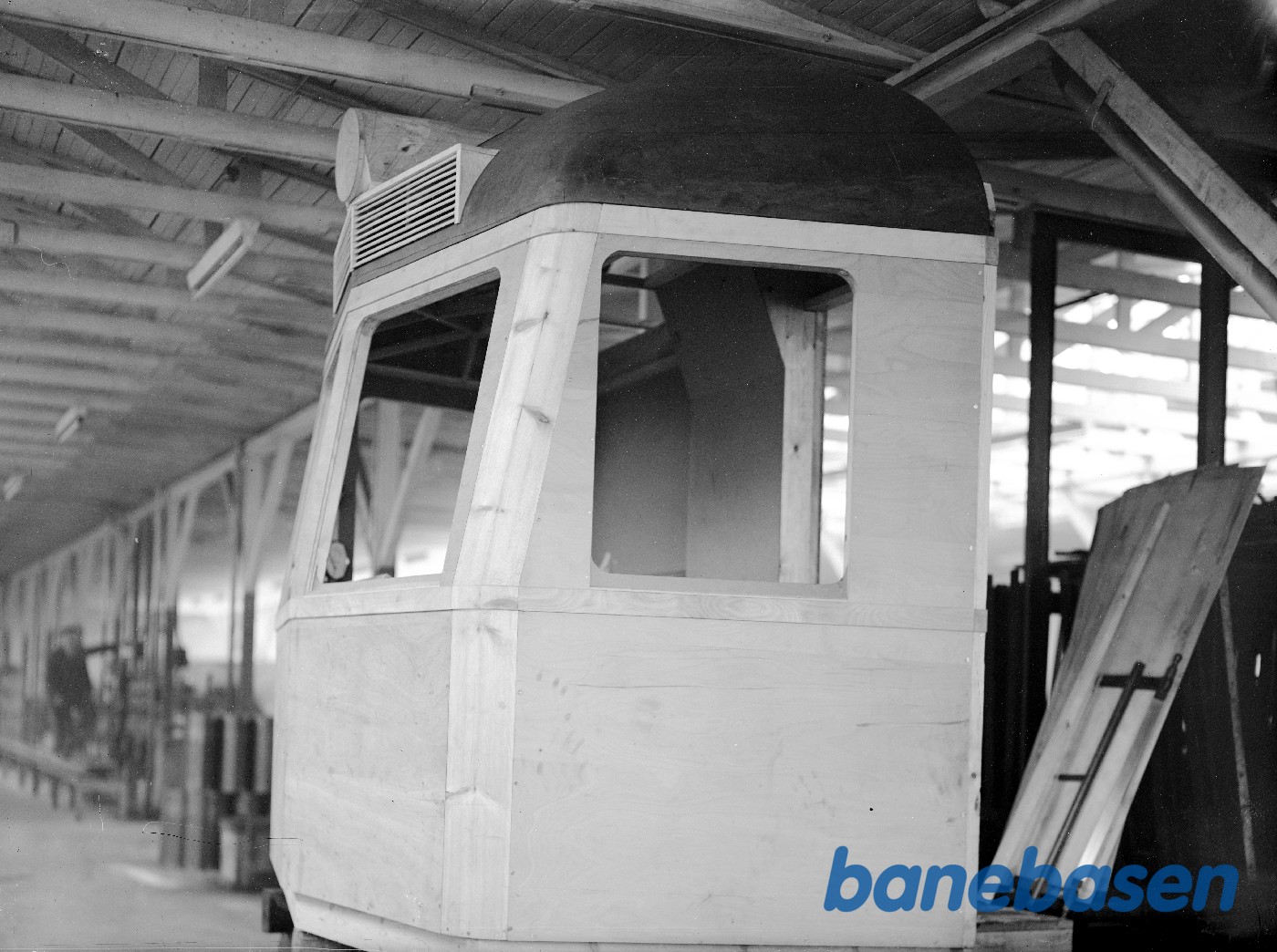 Model af førerhus for Privatbaneloko Model af førerhus for Privatbaneloko