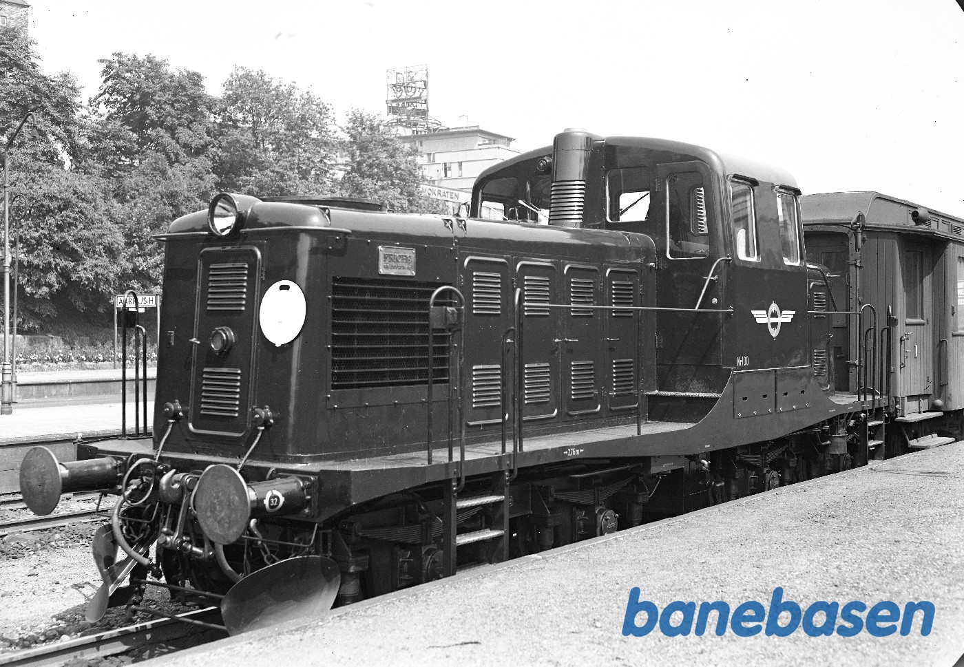 350 HK diesellok for HV. Prøvetog Aarhus H 350 HK diesellok for HV. Prøvetog Aarhus H