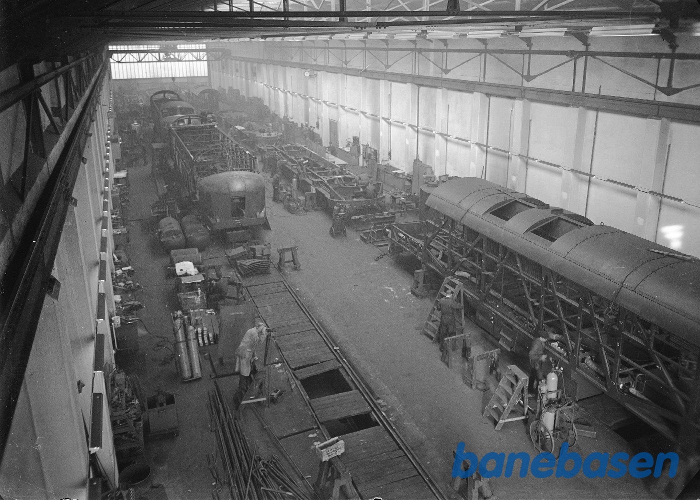 Interiør fra lokomotivværkstedet med MY Interiør fra lokomotivværkstedet med MY