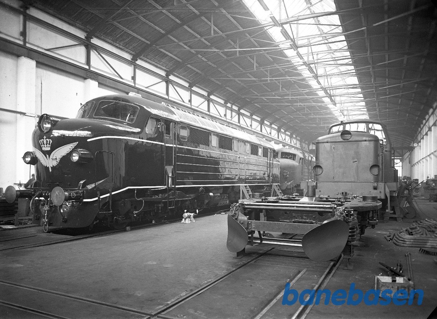 Lokoværkstedet med MT og MY Lokoværkstedet med MT og MY