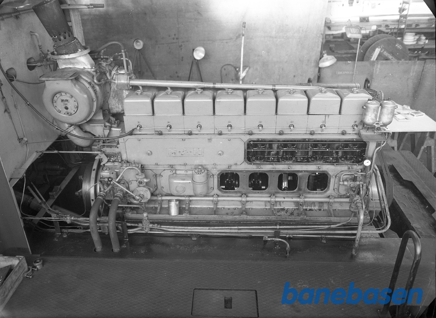 Opmåling af motor fra traktor 203 (MH) Opmåling af motor fra traktor 203 (MH)