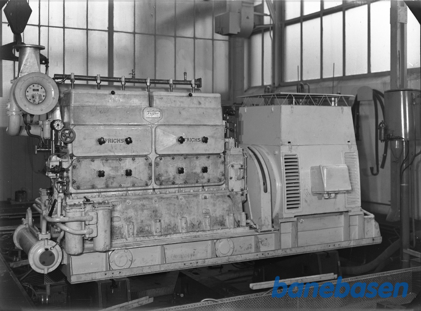 Dieselmotor klar til montage på Malmøfærgen Dieselmotor klar til montage på Malmøfærgen