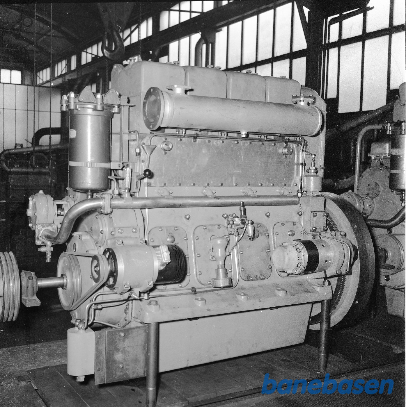 Motor på prøveplanet Motor på prøveplanet