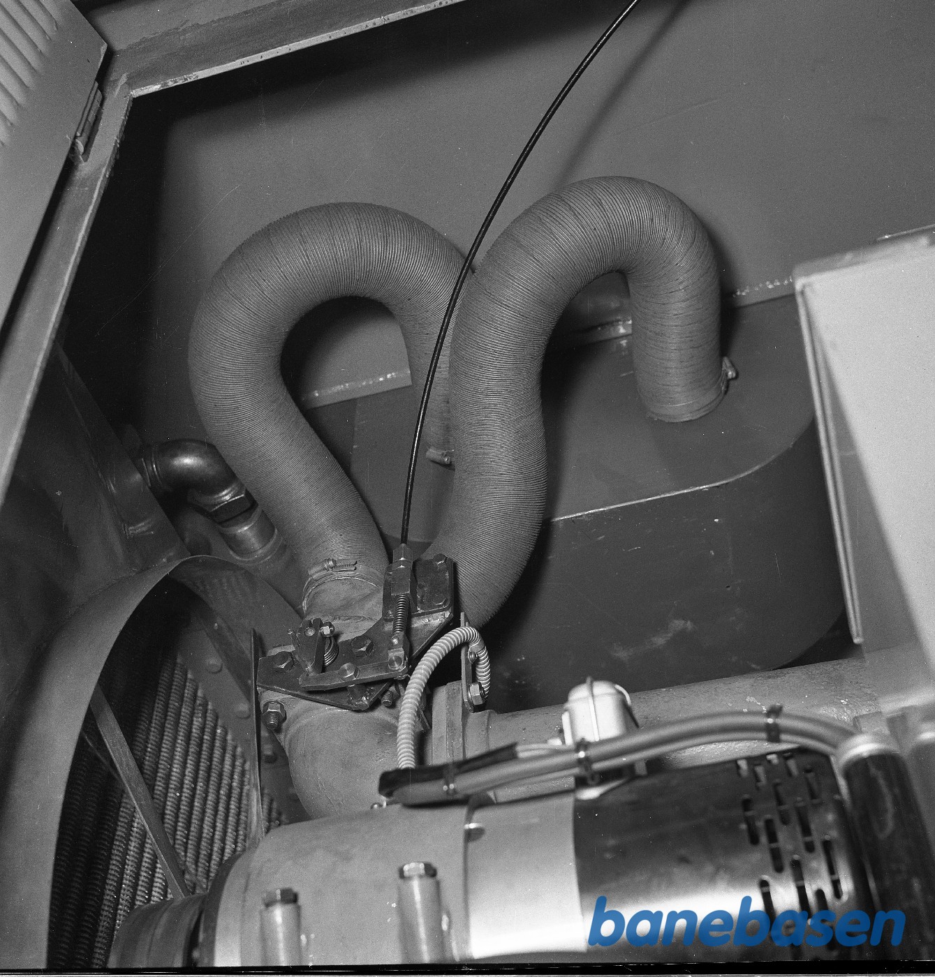 Detaljer på rør arrangement på roelokomotiver Detaljer på rør arrangement på roelokomotiver