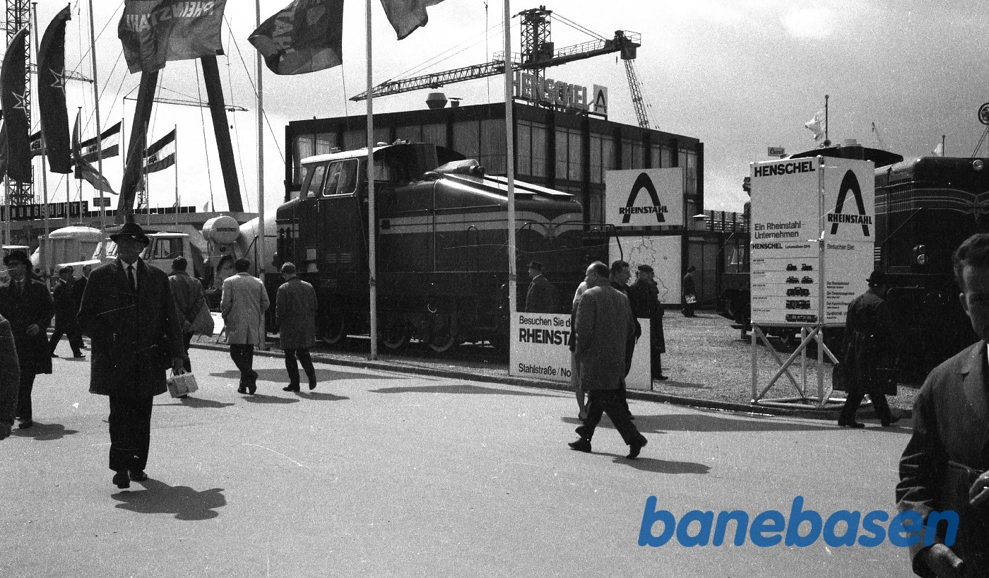 Udstilling i Berlin med bl.a et rangerdiesel loko Udstilling i Berlin med bl.a et rangerdiesel loko