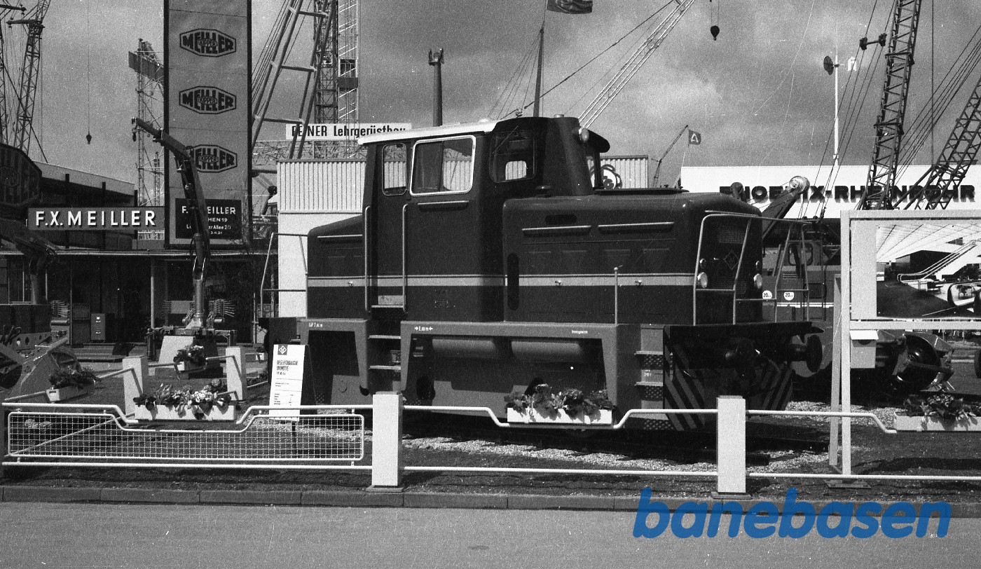 Udstilling i Berlin med bl.a et rangerdiesel loko Udstilling i Berlin med bl.a et rangerdiesel loko