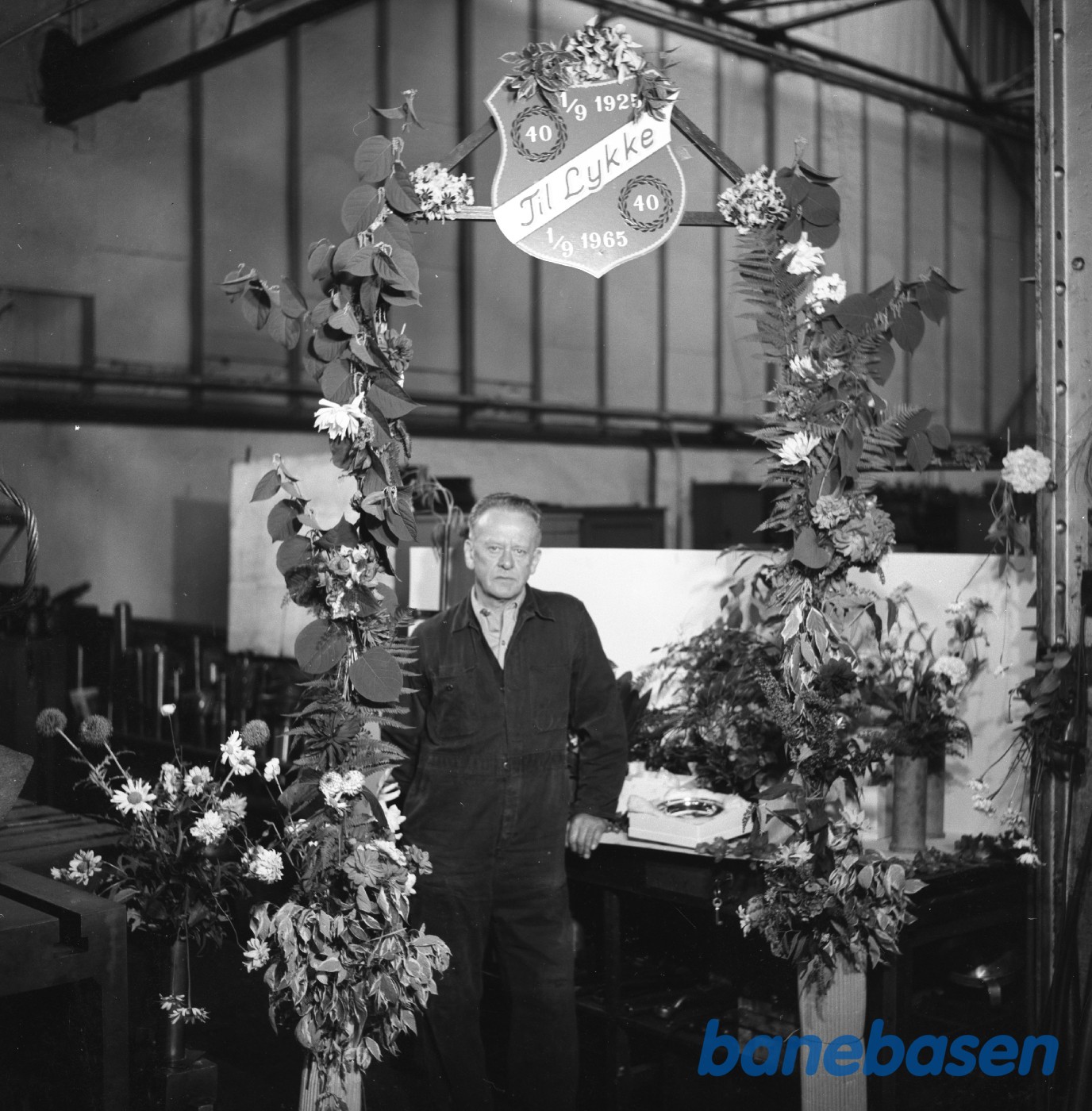 Maskinarbejder Svend Jensen 40 års jubilæum Maskinarbejder Svend Jensen 40 års jubilæum