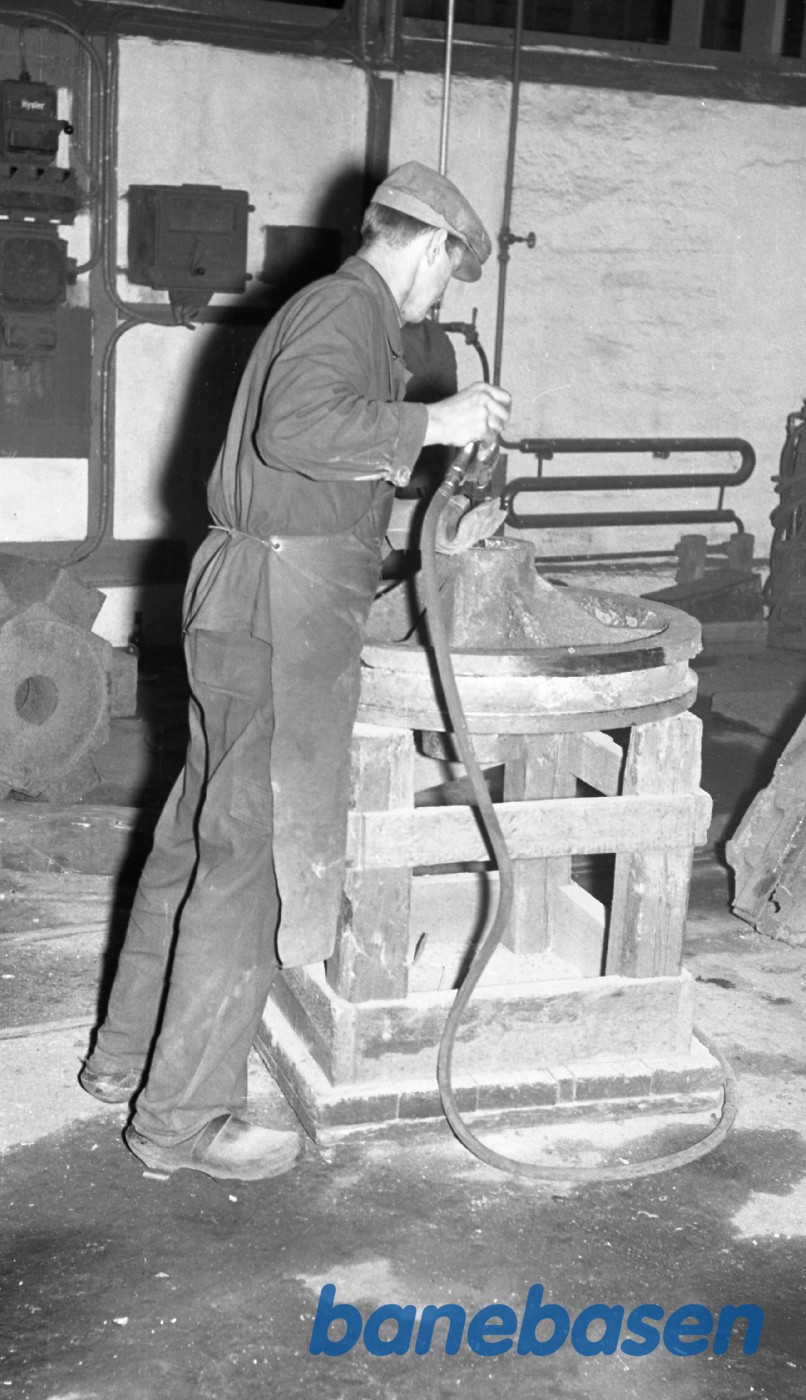 Interiør fra støberiet Interiør fra støberiet