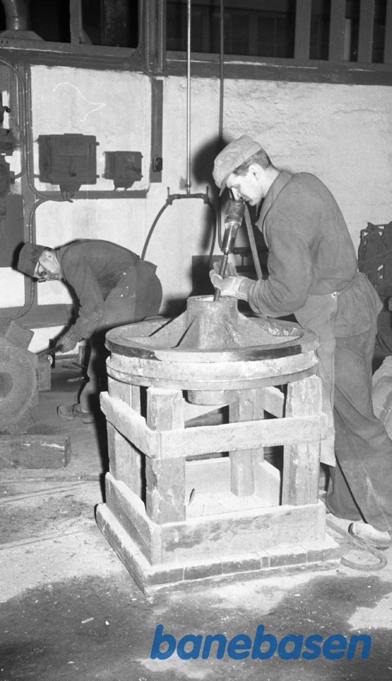 Interiør fra støberiet Interiør fra støberiet