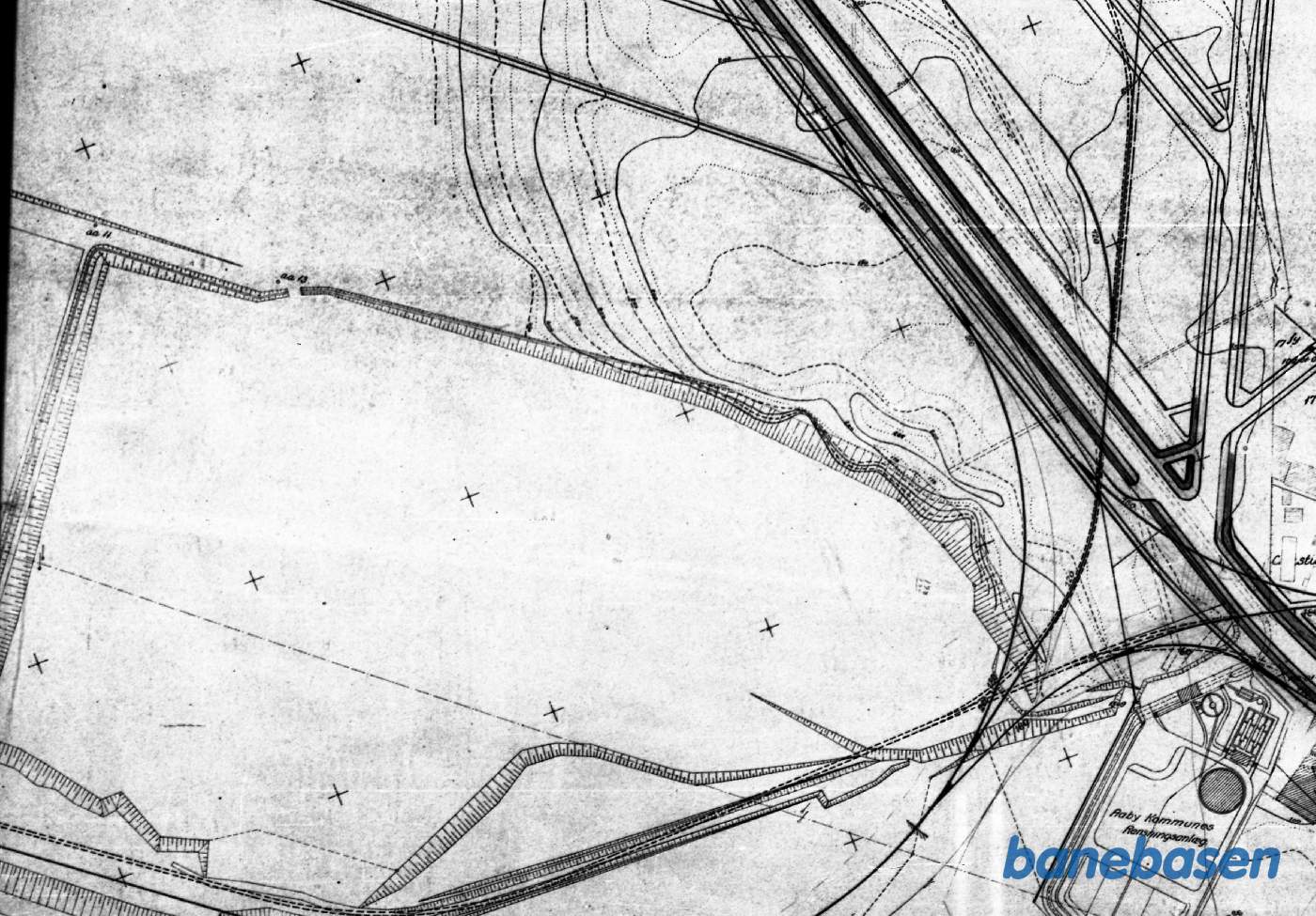 Matrikelkort for området ved Frichs