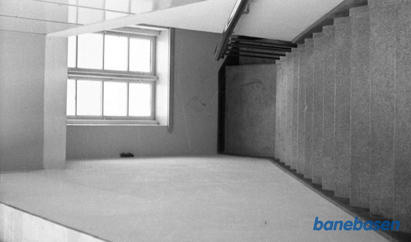 Interiør fra ombygningen. Arkivrum / kontor