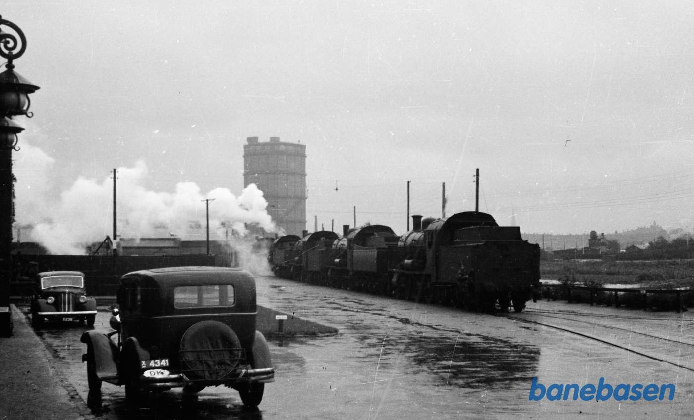 5 Hollandske lokomotivers ankomst til Frichs