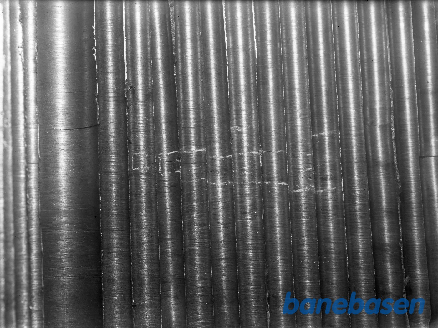 Smedet emne for krumtap Set ovenfra Smedet emne for krumtap Set ovenfra