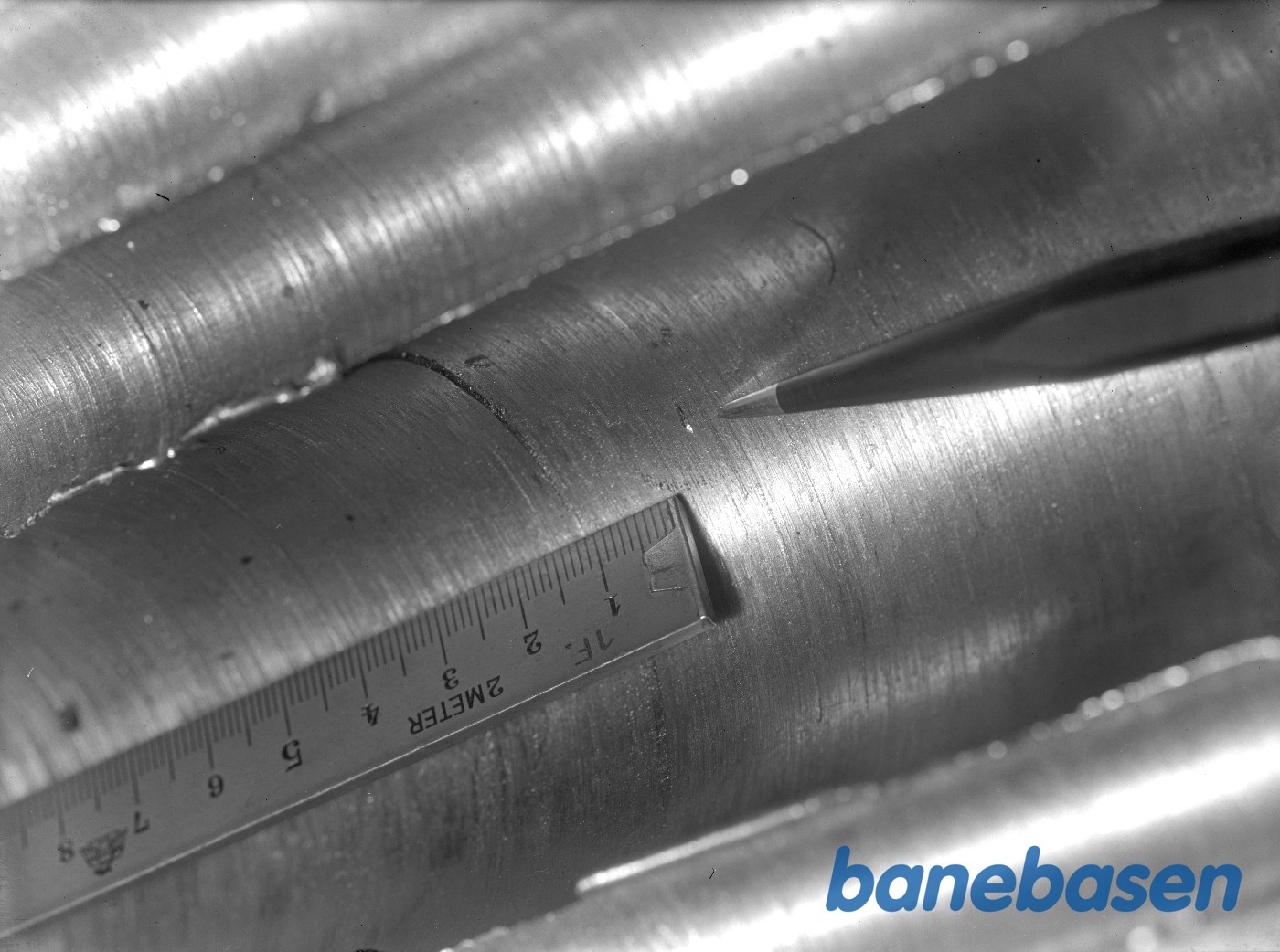 Smedet emne for krumtap Skråt ovenfra Smedet emne for krumtap Skråt ovenfra