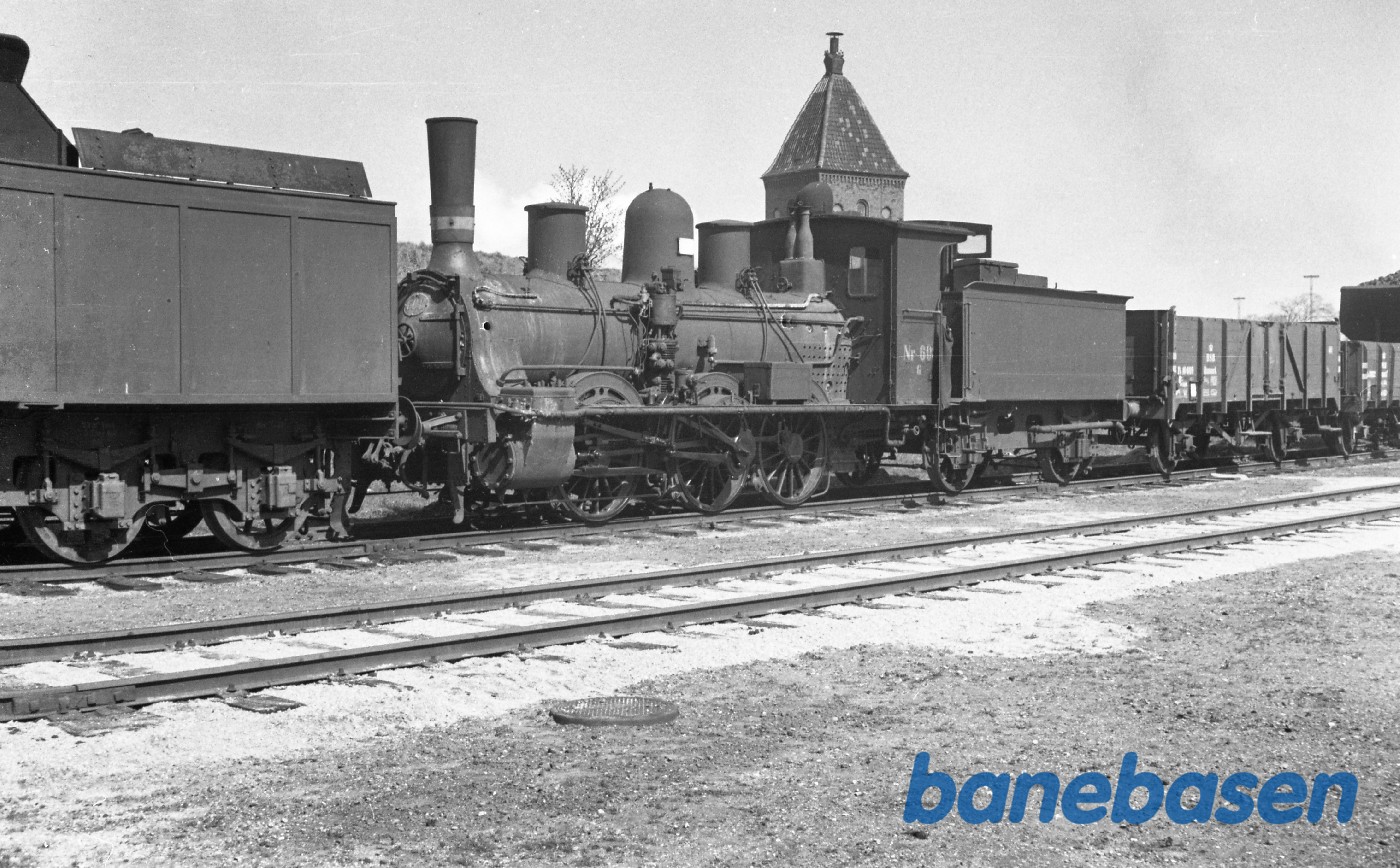 G 608 hensat ved maskinedepotet G 608 hensat ved maskinedepotet