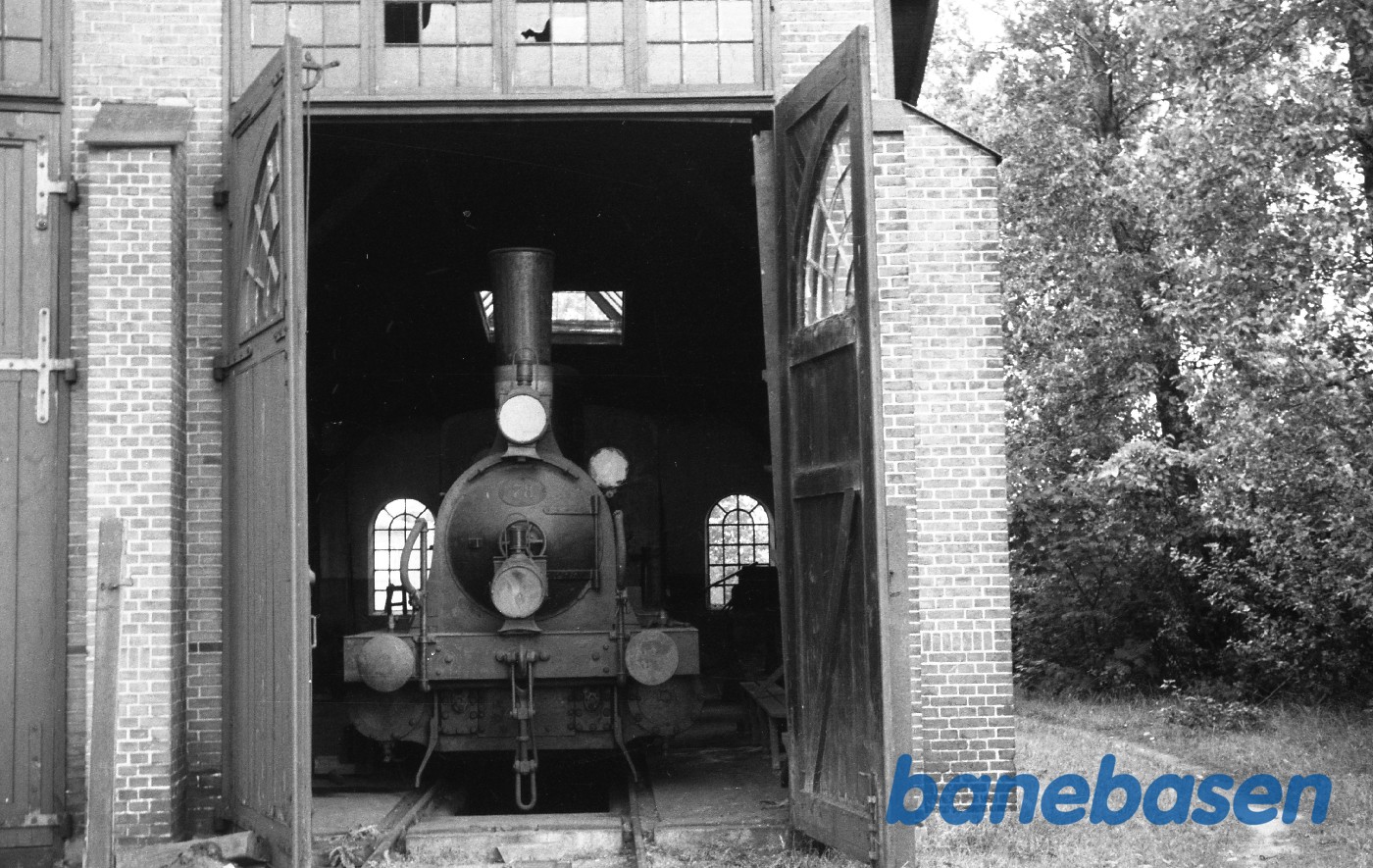 DSB G 78 i remisen i Silkeborg DSB G 78 i remisen i Silkeborg