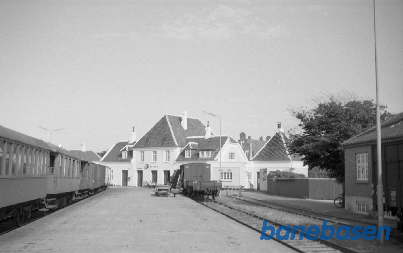 Skagen station .Perronsiden Skagen station .Perronsiden