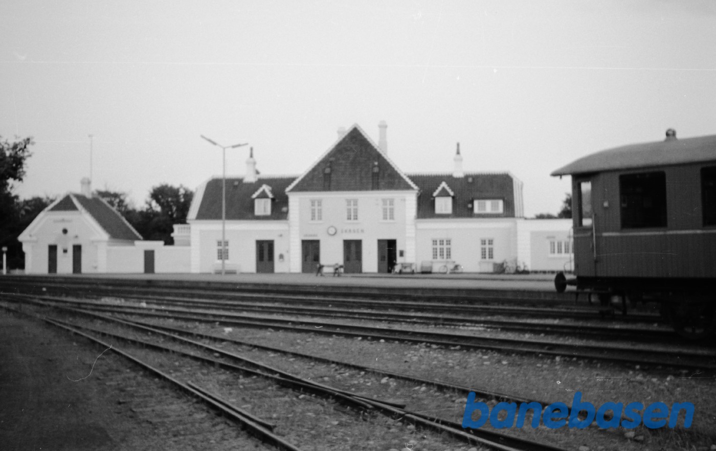 Skagen station .Perronsiden Skagen station .Perronsiden