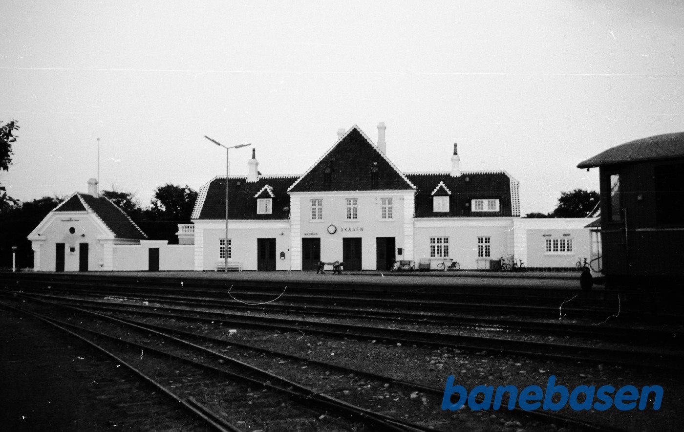 Skagen station .Perronsiden Skagen station .Perronsiden