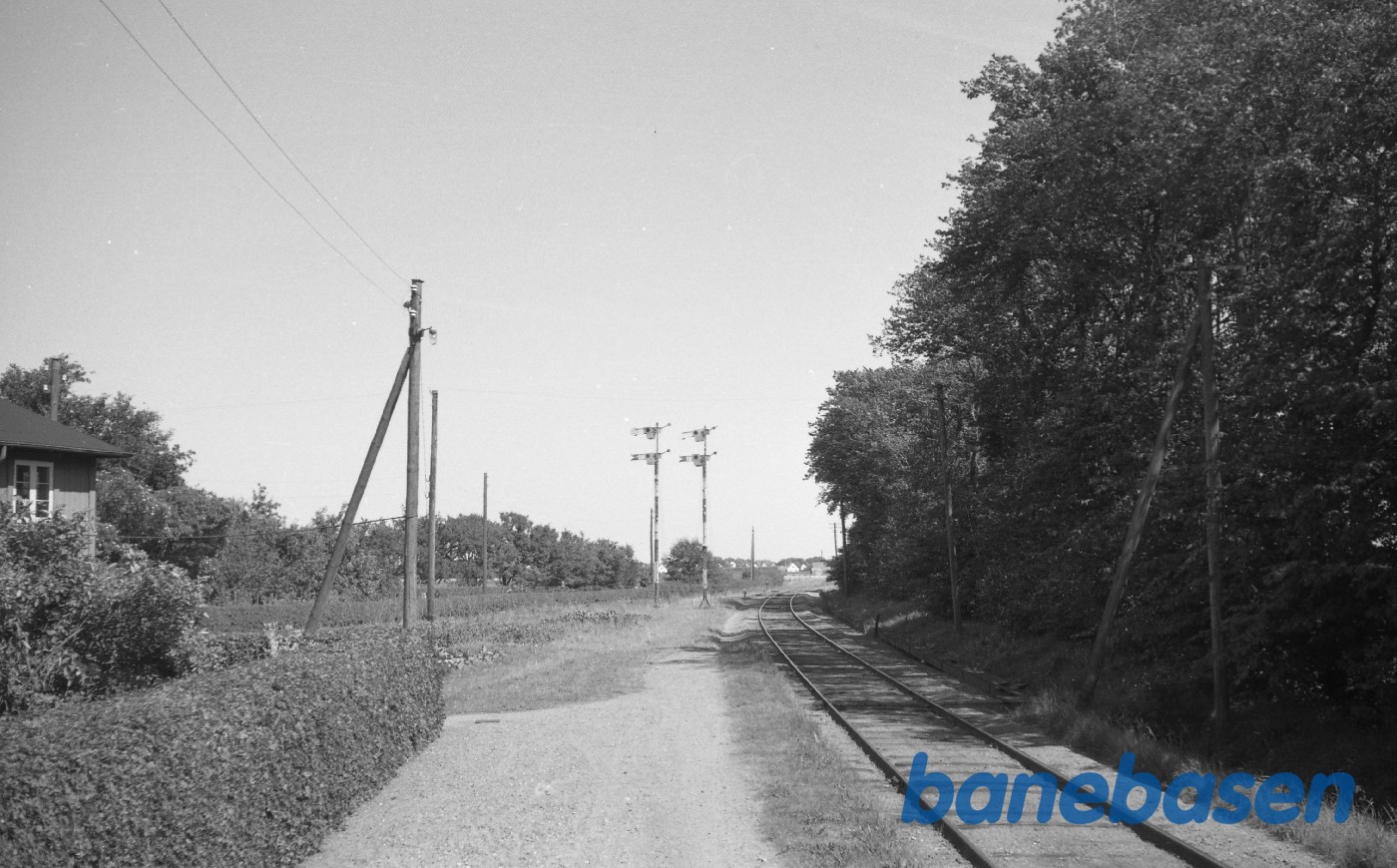 Ryå station med signaler Ryå station med signaler