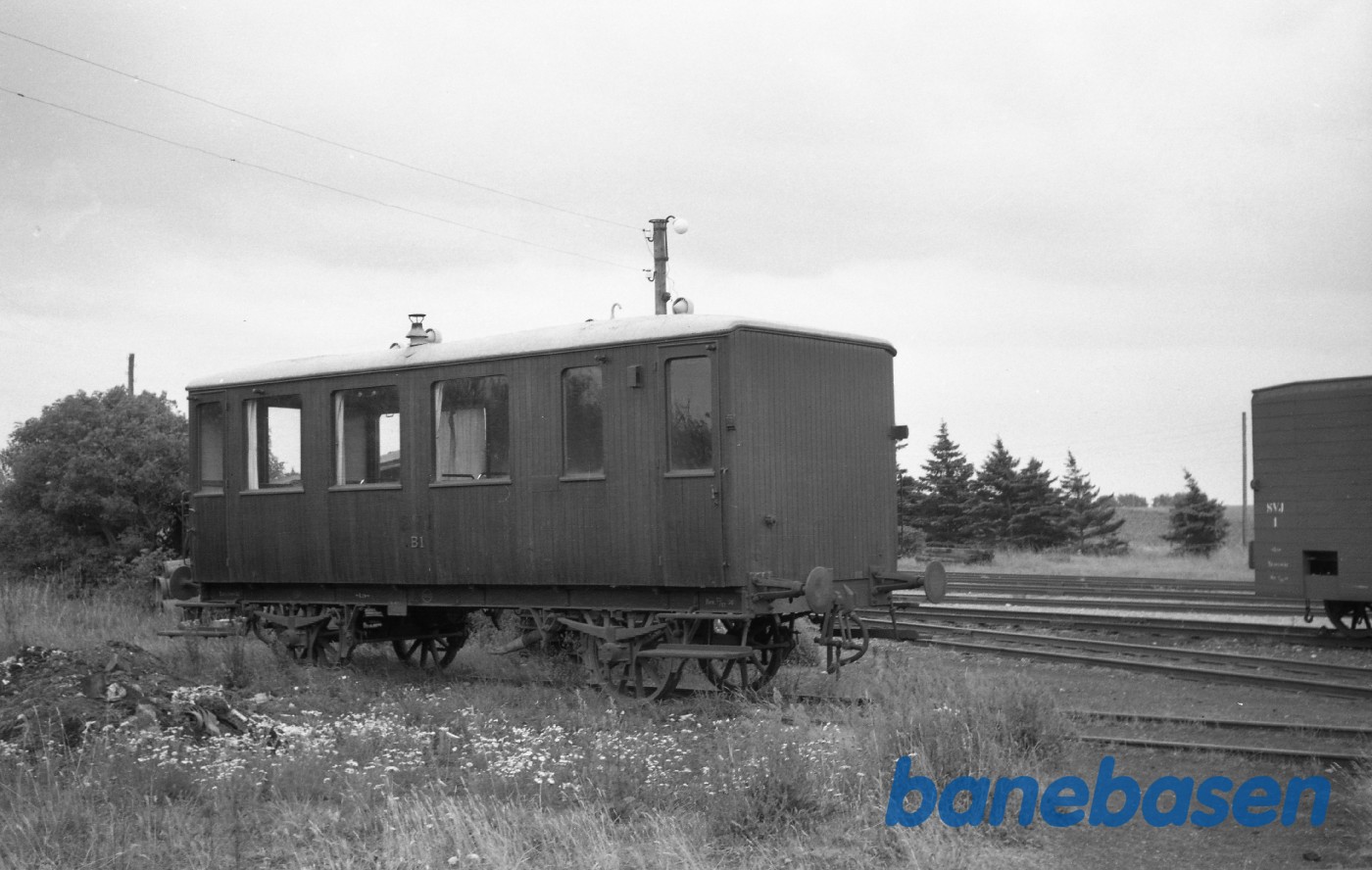 SVJ B 1 på Spøttrup station SVJ B 1 på Spøttrup station