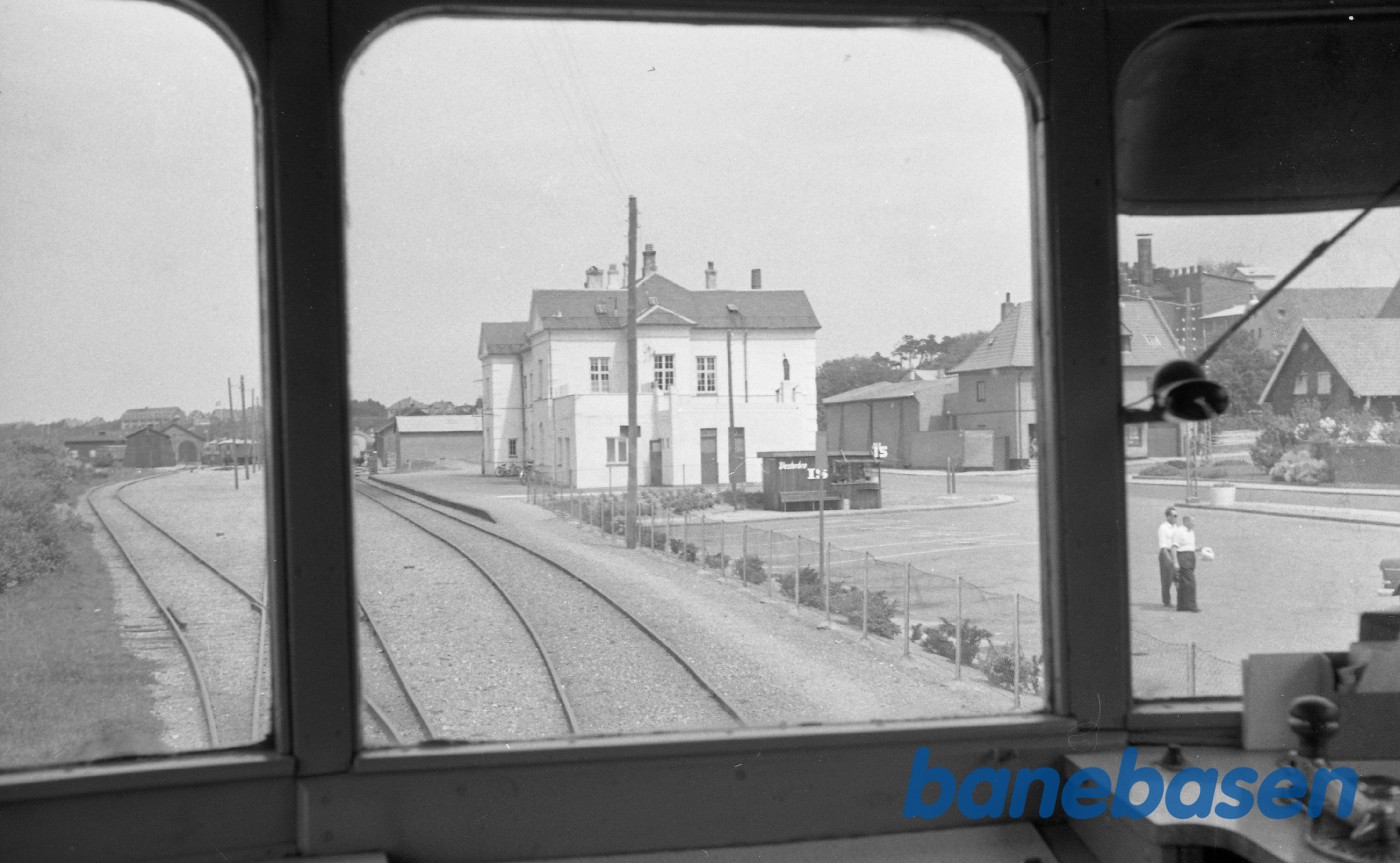 Ebeltoft station Udsigt fra førerrum Ebeltoft station Udsigt fra førerrum