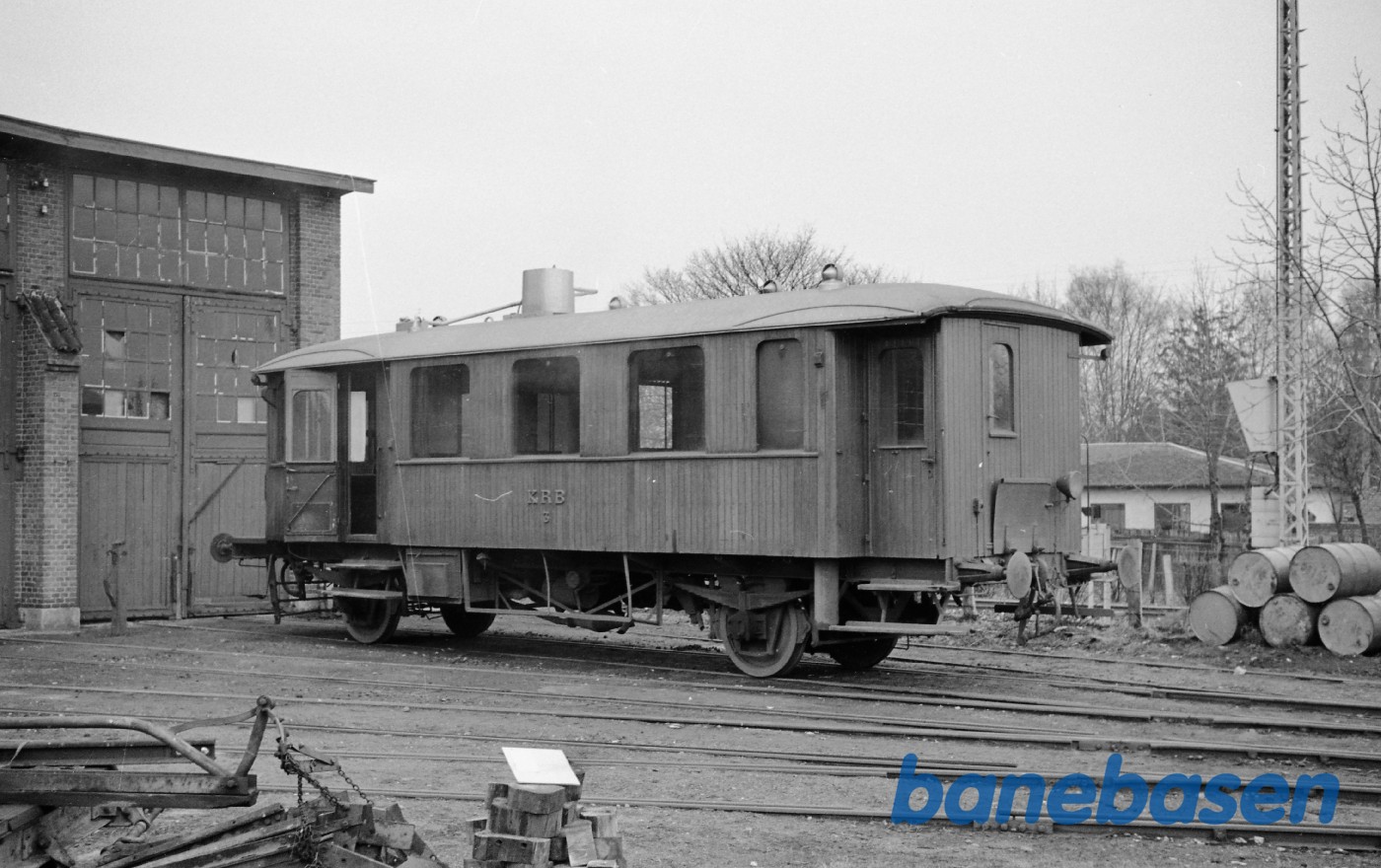 KRB remisen i Køge med KRB M 3 KRB remisen i Køge med KRB M 3