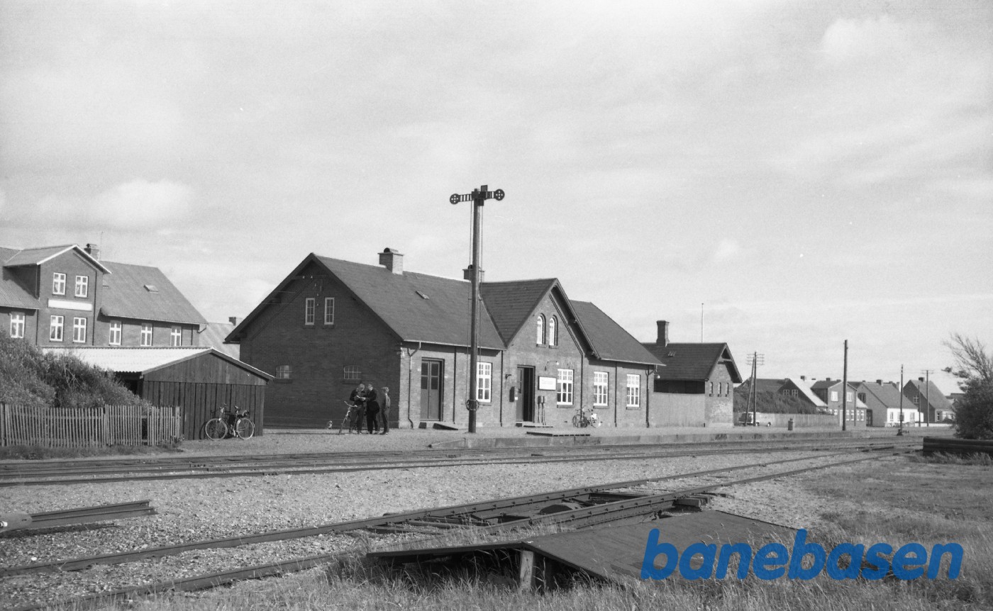 Harboøre station. Drejeskive Harboøre station. Drejeskive