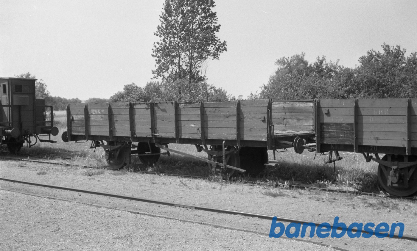 Gummersmark med KRB og ØSJS godsvogn Gummersmark med KRB og ØSJS godsvogn