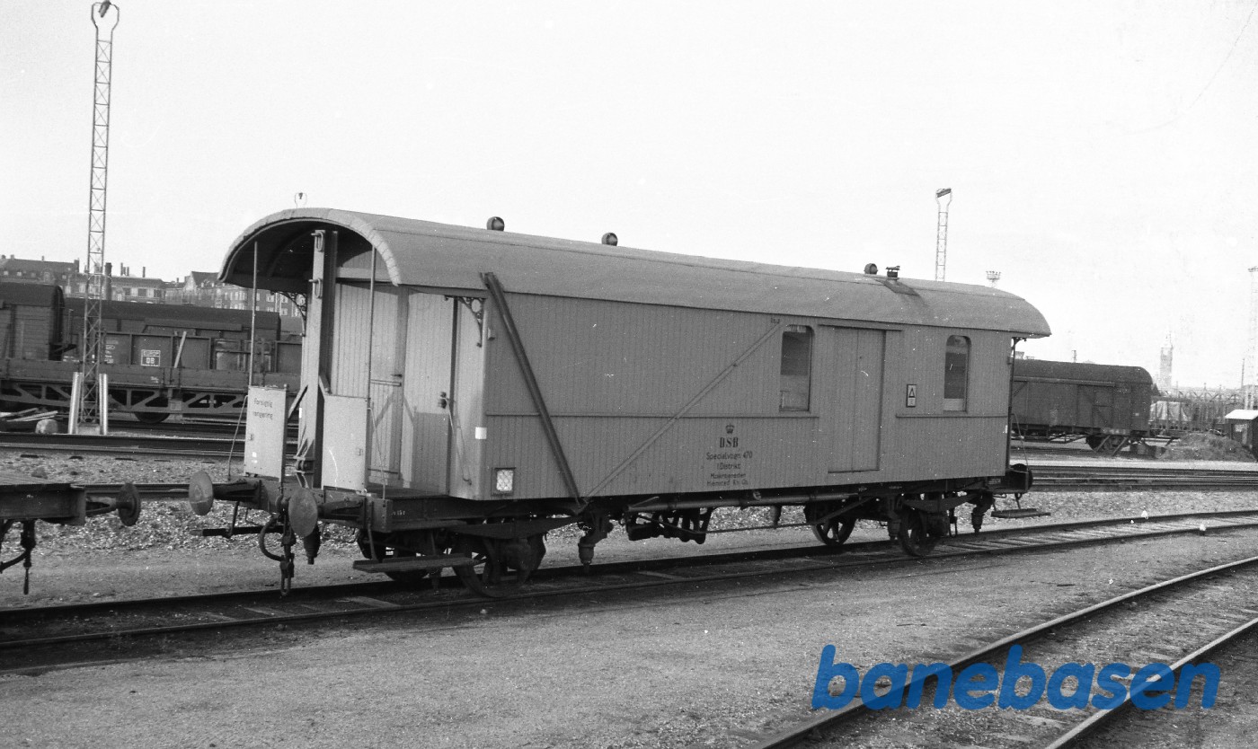 Dybbølsbro.specialvogn for maskintjenesten nr 470 Dybbølsbro.specialvogn for maskintjenesten nr 470