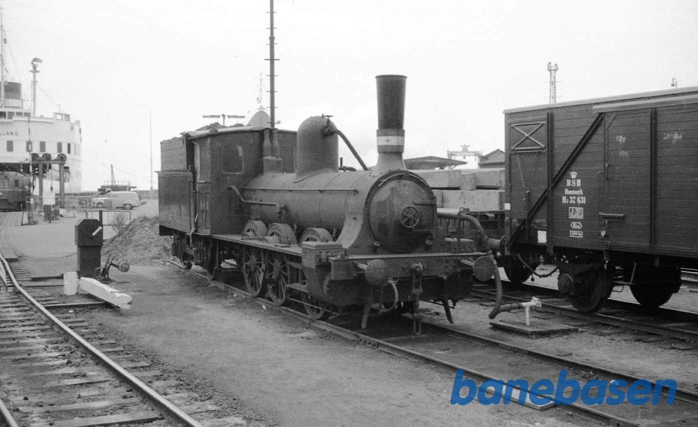 Korsør. Varmemaskine DSB G 624 Korsør. Varmemaskine DSB G 624